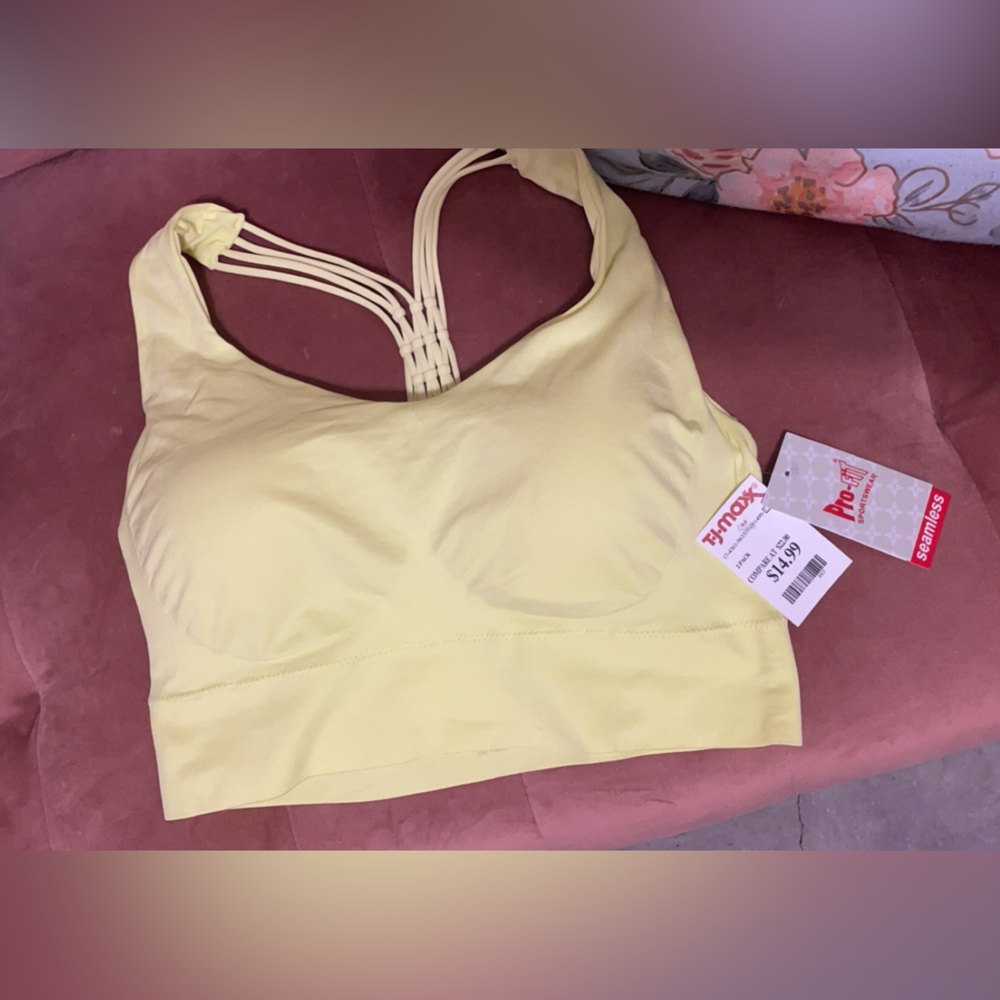 Lime green/yellow  sports bra